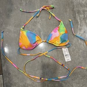 PAC sun tie dye bikini top